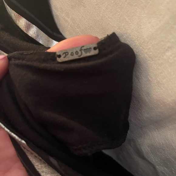 Sexy short black & silver mini dress size m - Picture 3 of 3